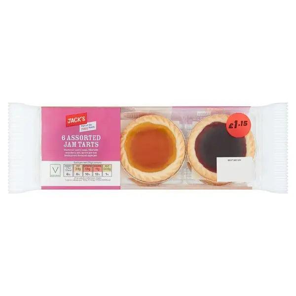 Jack's Assorted Jam Tarts 6pack PMP1.15