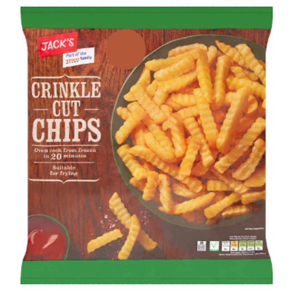 Jack's Crinkle Cut Chips 750g PMP1.69
