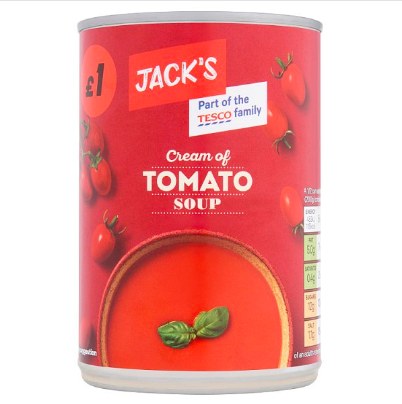 Jack's Cream of Tomato Soup 400g PM1.00