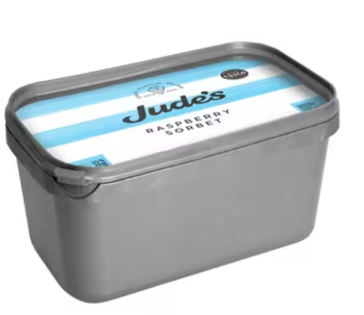 Jude's Raspberry Sorbet 4ltr