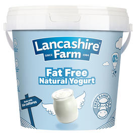 Lancashire Farm Natural Fat Free Yogurt 1kg