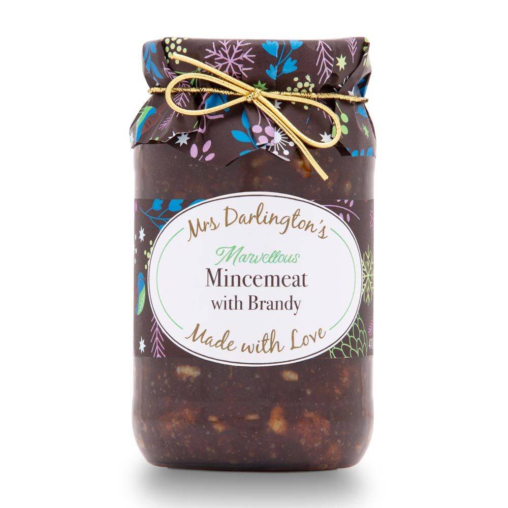 Mrs Darlington's Mincemeat with Brandy Gold Tie 340g