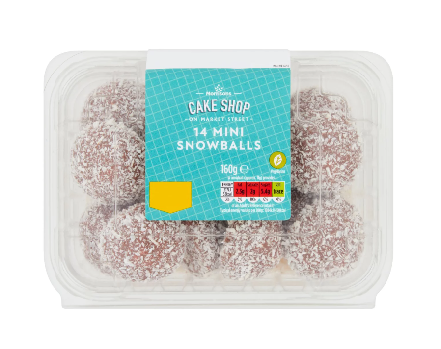 Morrisons Market St Mini Snowballs 14pk