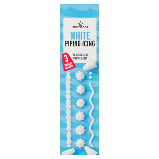 Morrisons Large Piping Icing Tube White 120g