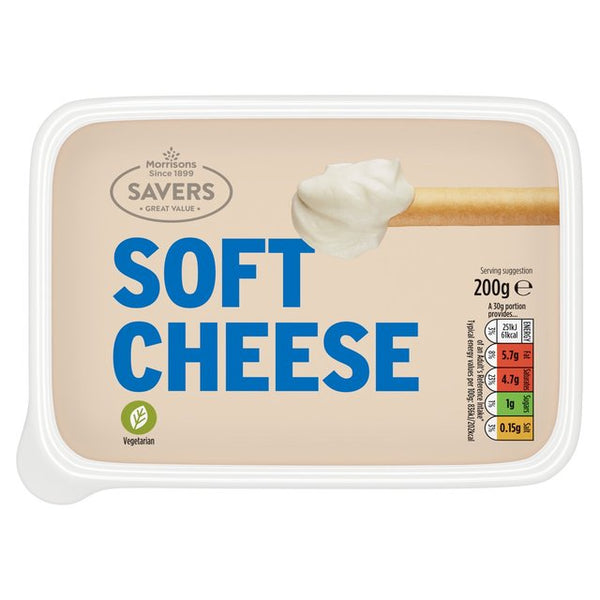 Morrisons Savers Plain Soft Cheese 200g