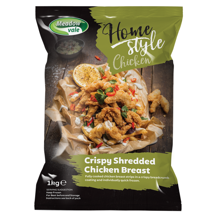 Meadowvale Plain Crispy Shredded Chicken Breast 1kg