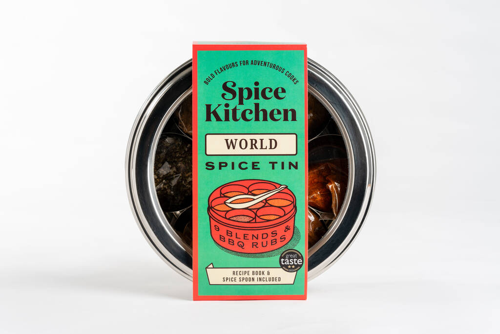 Spice Kitchen World Spice Tin