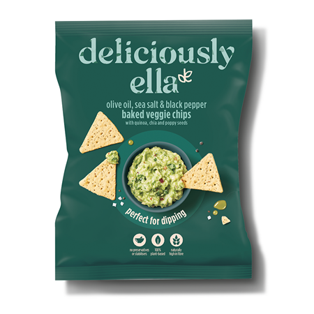 Deliciously Ella GF Sea Salt & Black Pepper Baked Crackers 100g