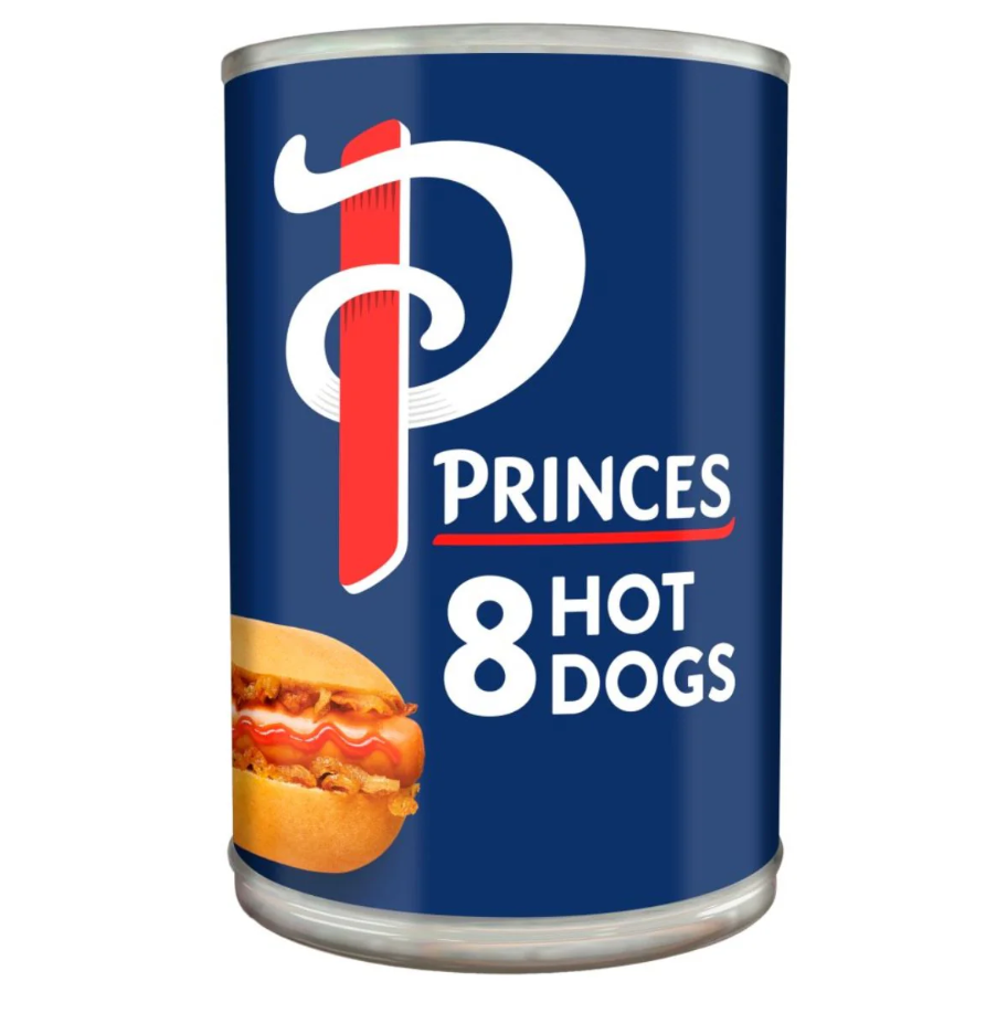 Princes 8 Hot Dogs 400g [PM £1.39 ]