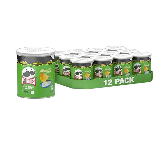 BULK Pringles Sour Cream & Onion 70g PMP1.25 x12