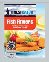Finest Catch Breaded Fish Fingers 1kg.