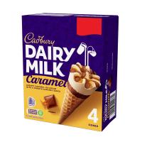 Cadbury Dairy Milk Caramel Cones 4pack