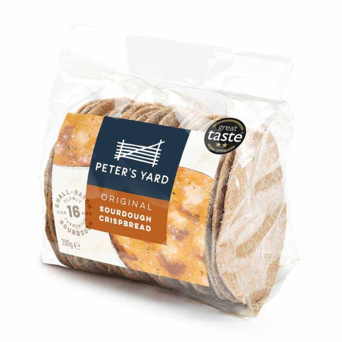 *Peter's Yard Original Sourdough Crispbread Rounds 175g