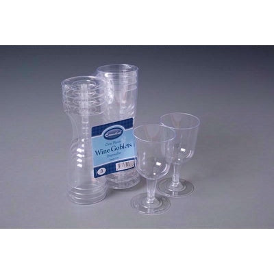 Plastic Wine Glasses 10pk