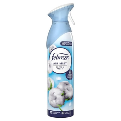 FEBREZE AIR FRESHENER COTTON FRESH 185ML PK8