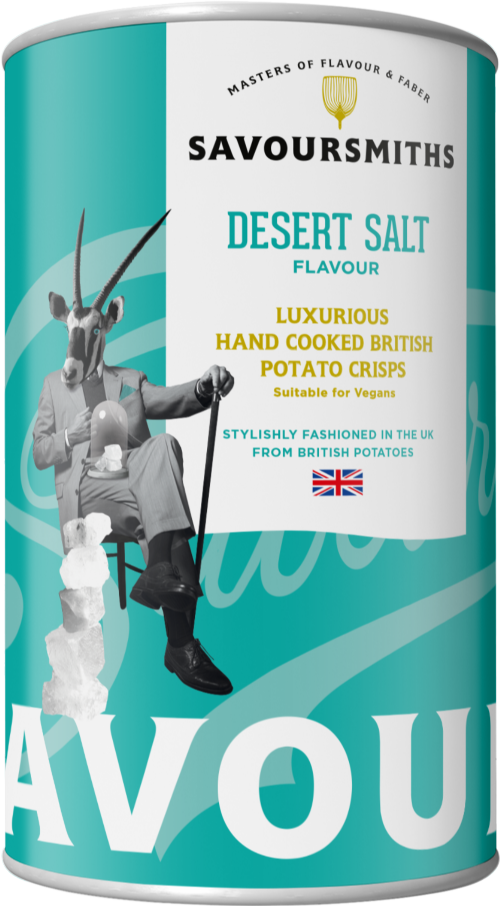 Savoursmiths Crisps Tin, Desert Salt