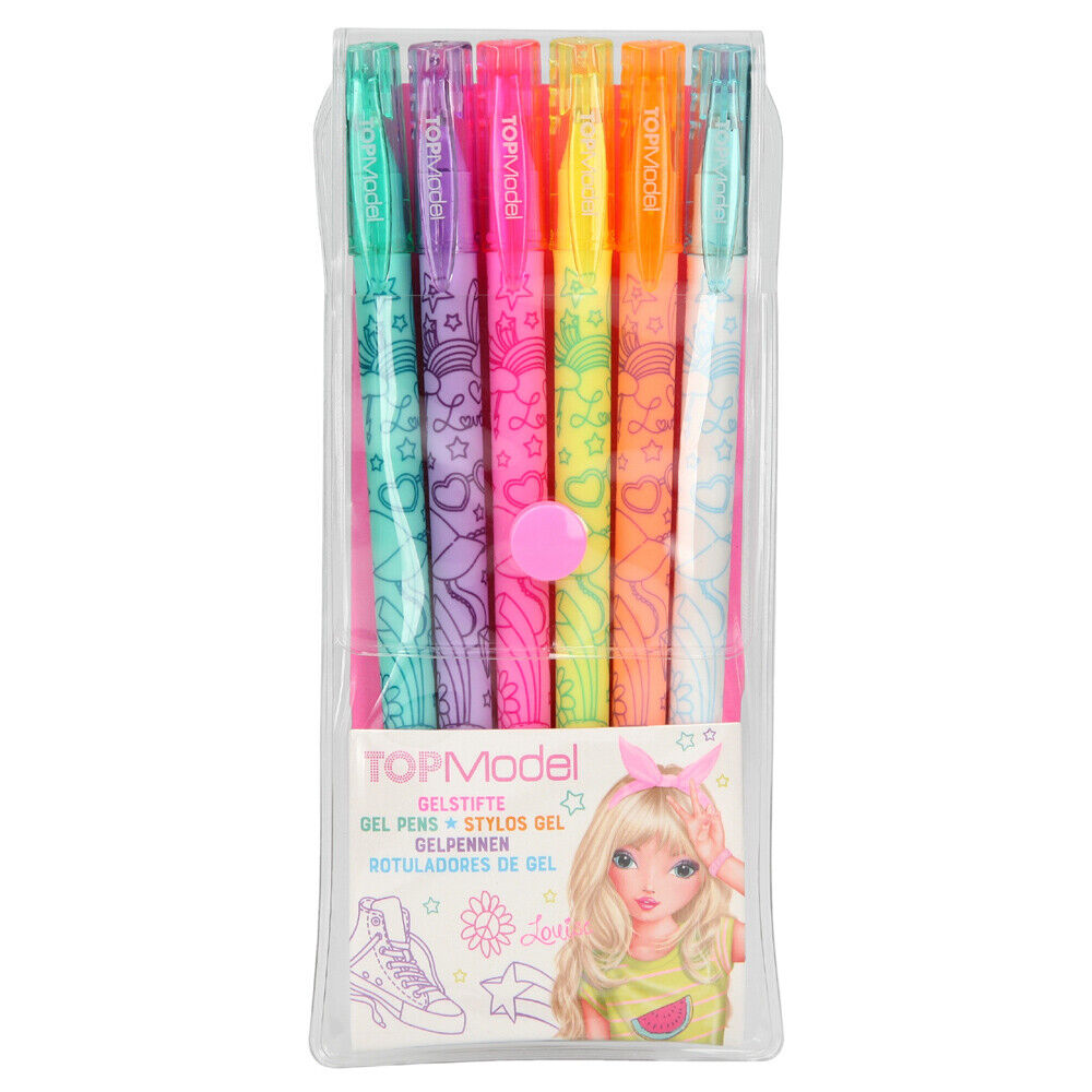 Top Model Neon Gel Pen Set