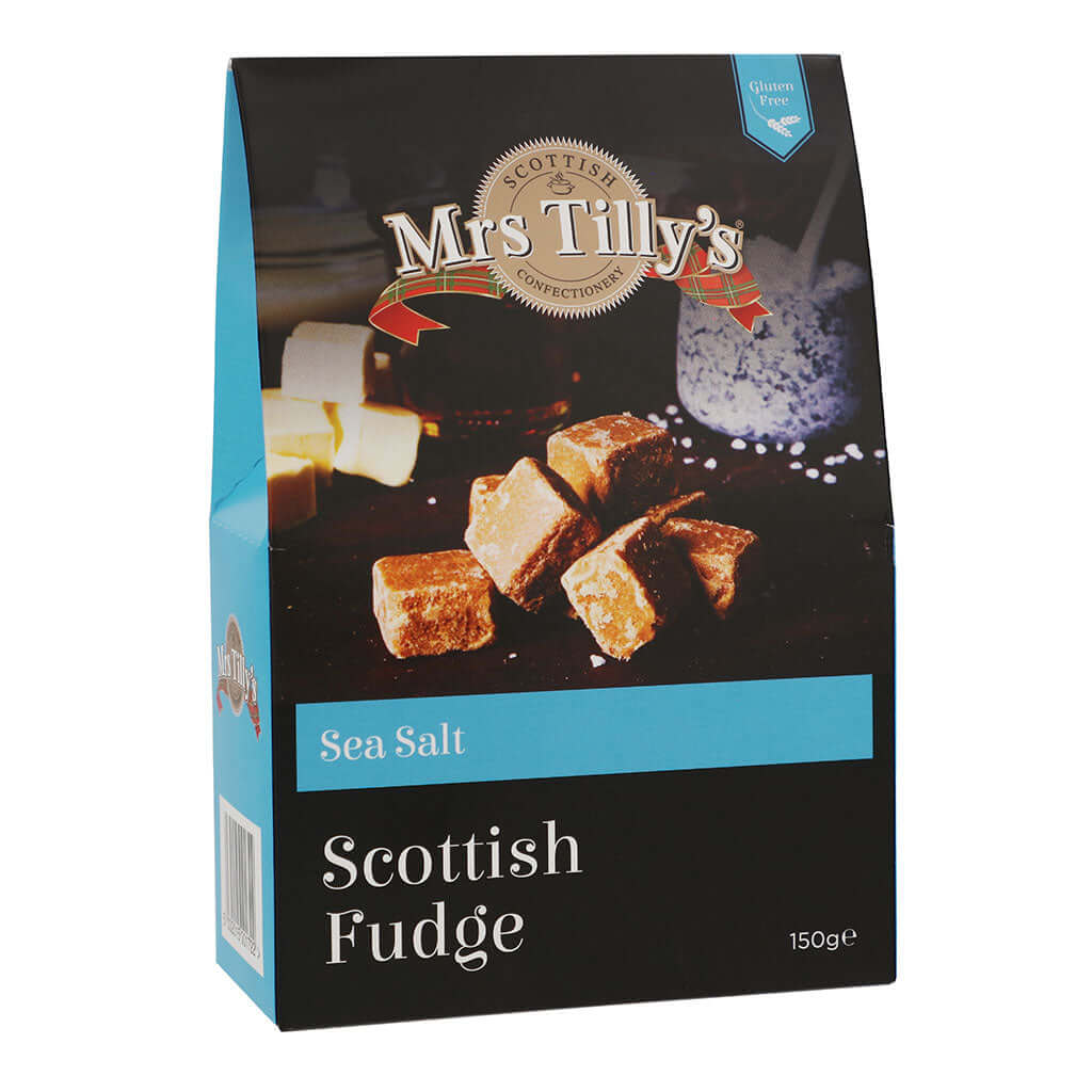 Mrs Tillys Scottish Sea Salt Fudge 150g