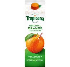 Tropicana Orange Juice with bits 4x 900ml