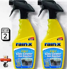 Rainox 2-in-1 Glass Cleaner & Rain Replellent 2pk