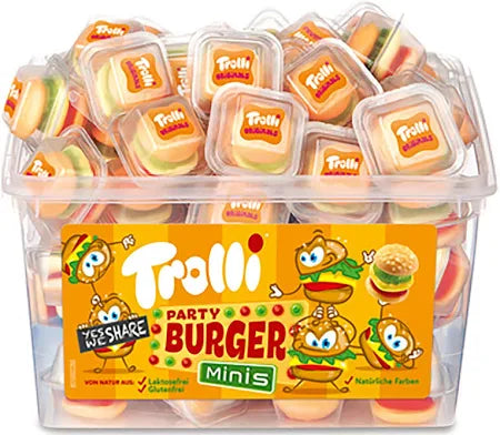 CC Trolli Party Burger Minis 600g