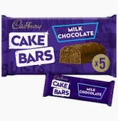 Cadbury Chocolate Cake Bars 5pack