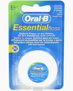 Oral B Essential Floss Mint Waxed 50mtr