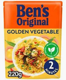 Ben's Original Golden Vegetable Rice 220g 6pk