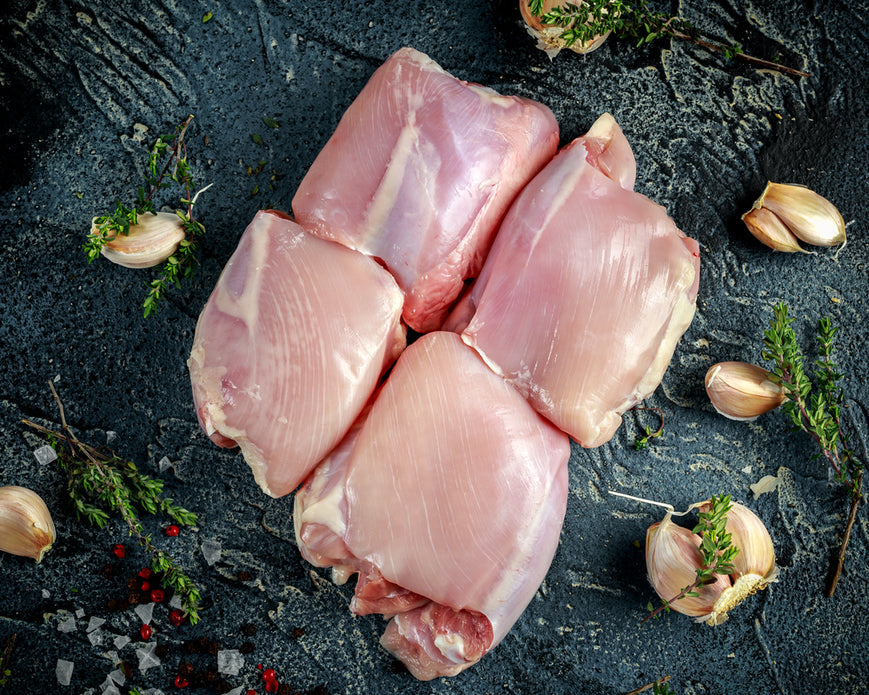 JM Chicken Thighs - Skinless Boneless (price per kg)