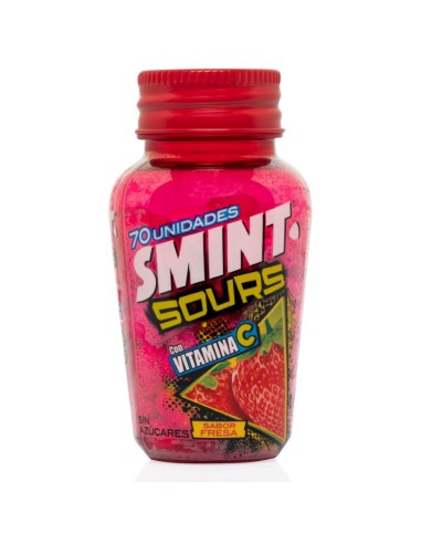 Smint Sours with Vitamin C Strawberry 70 pieces