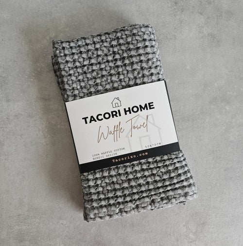 Light Grey Waffle 50x70 Tacori Teatowel