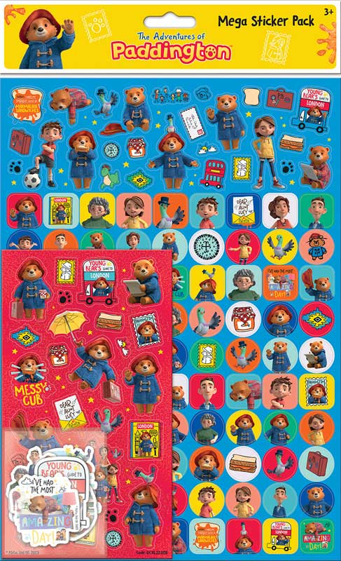 Stickers: Paddington (lge asstd)
