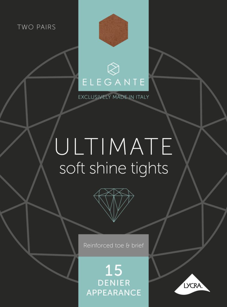 Elegante Ultimate Softshine Tights  2PP - Navy - Large