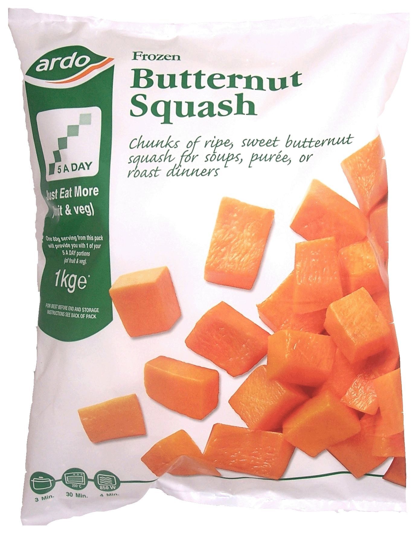 Ardo Butternut Squash 1kg - Frozen