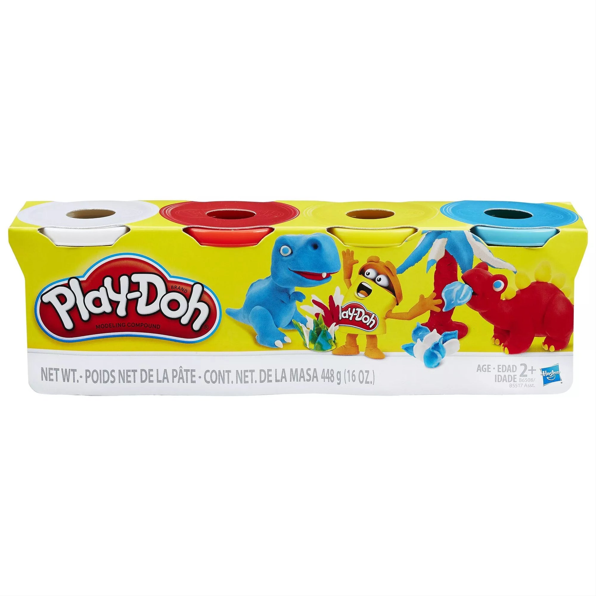 Playdoh 4pk (Asstd colours)