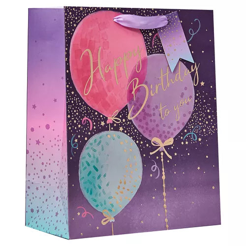 Partisan Gift Bag Large Birthday Balloons
