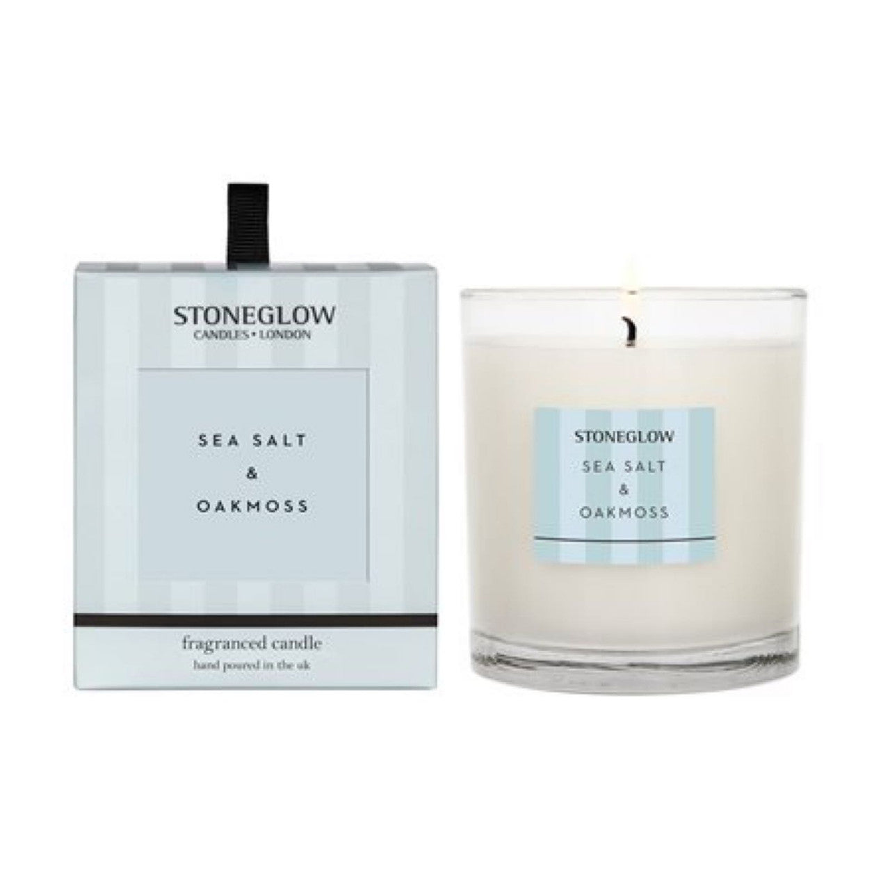 Stoneglow Candle, Sea Salt & Oakmoss