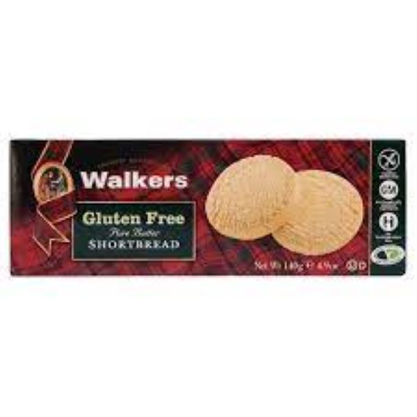 Walkers Gluten Free Pure Butter Shortbread 140g