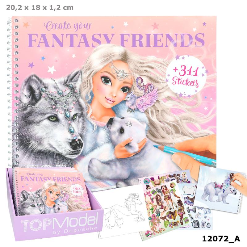 TopModel Create Your Fantasy Friends Book
