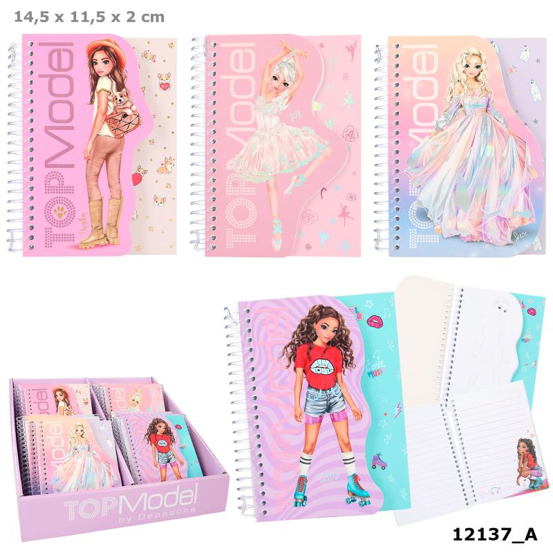 TopModel Spiral Notebook
