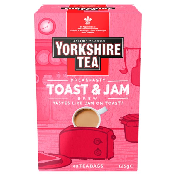 Taylors Of Yorkshire Toast & Jam Brew Teabags 40pack