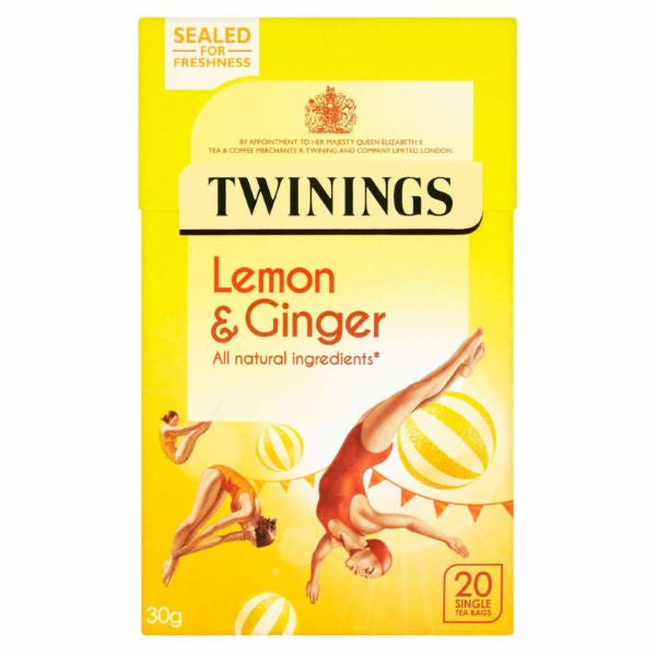 Twinings Lemon & Ginger Teabags 20pack