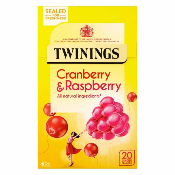Twinings Cranberry & Raspberry Teabags 20pack