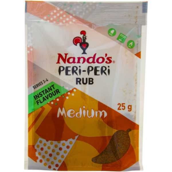 Nando's Peri-Peri Medium Rub 25g Sachet