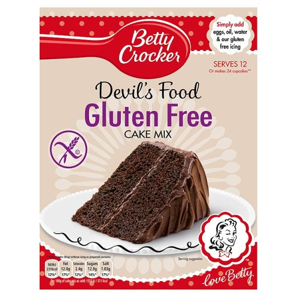 Betty Crocker Gluten Free Devils Food Cake 425g