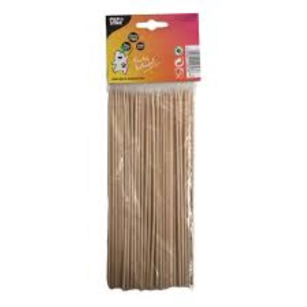 PapStar 50x Kebab wooden Skewers 20cm length