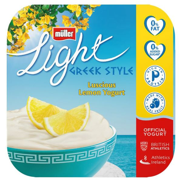 Muller Light Greek Lemon 4pk