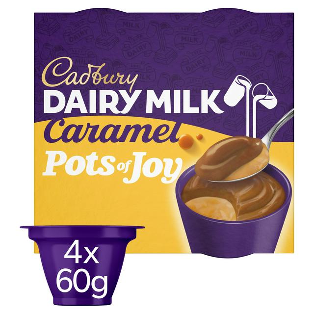 Cadbury Pots of Joy Caramel 4pk