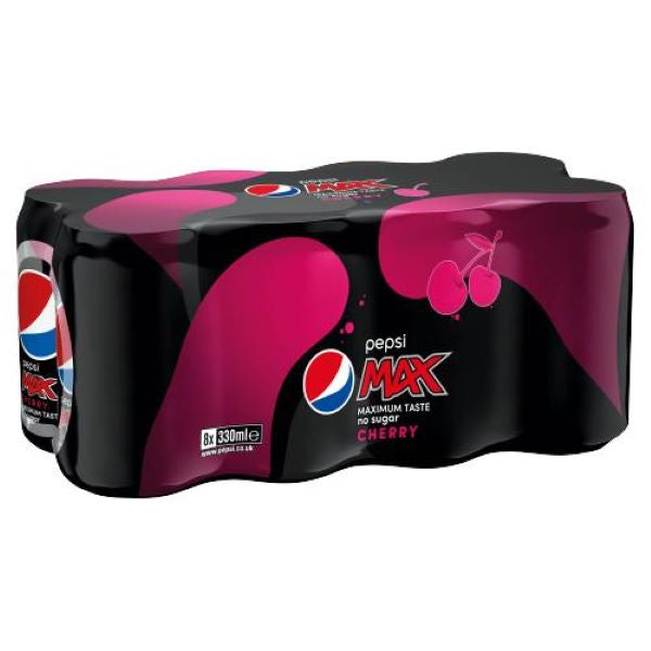 Pepsi max cherry 8 pk