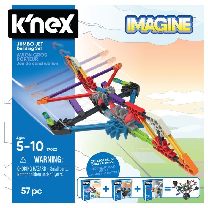Knex Vehicle Jumbo Jet 57pc